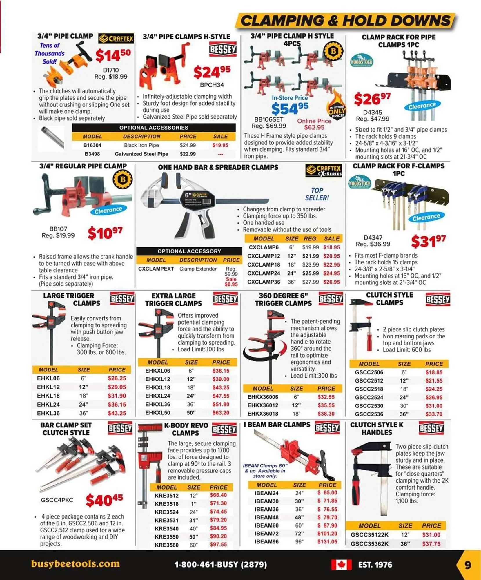 Busy Bee Tools flyer from November 10 to January 10 2026 - flyer page 9