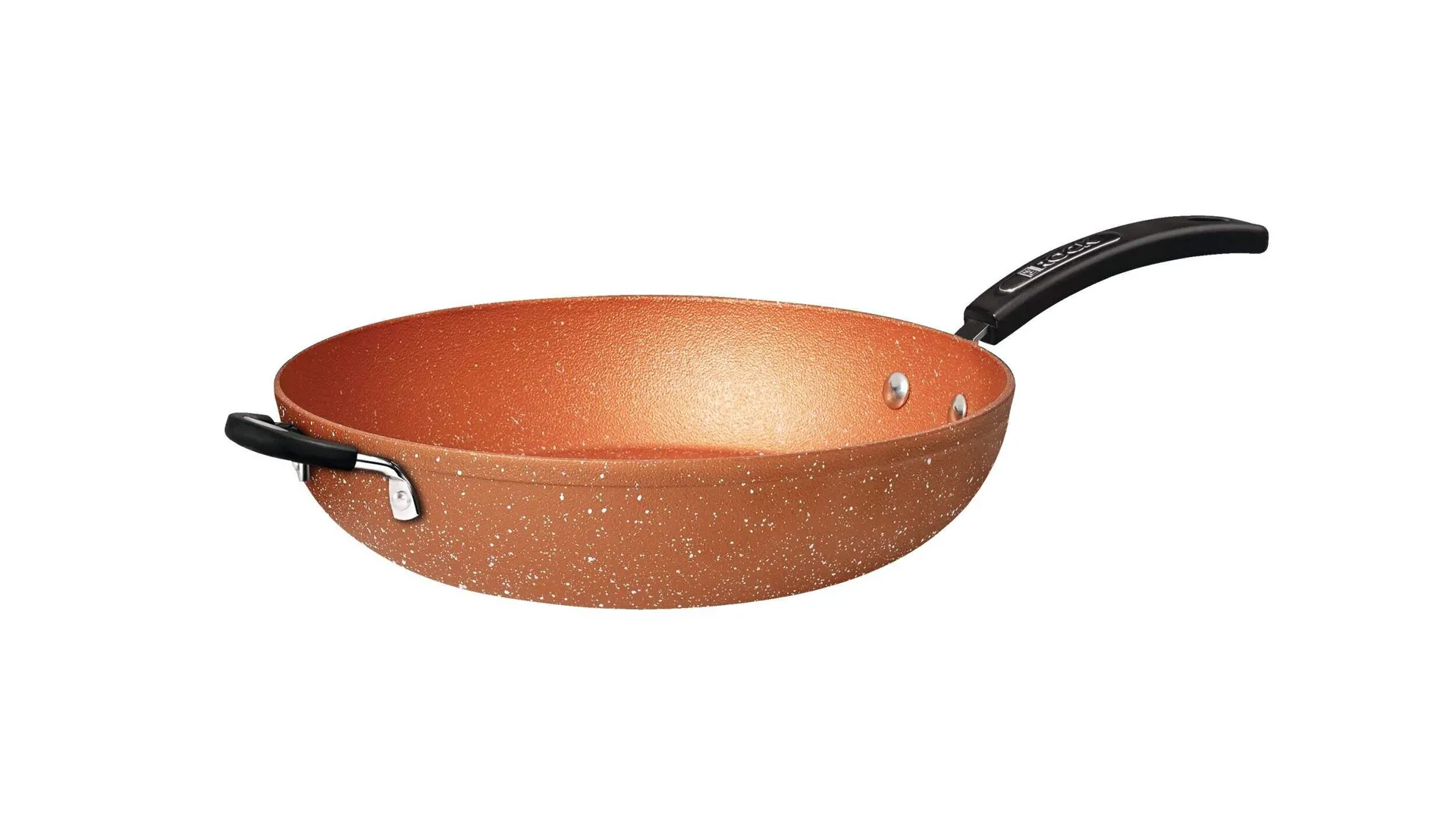 Heritage The Rock Non-Stick Frying Pan, Dishwasher & Oven Safe, Copper, 12.5-in
