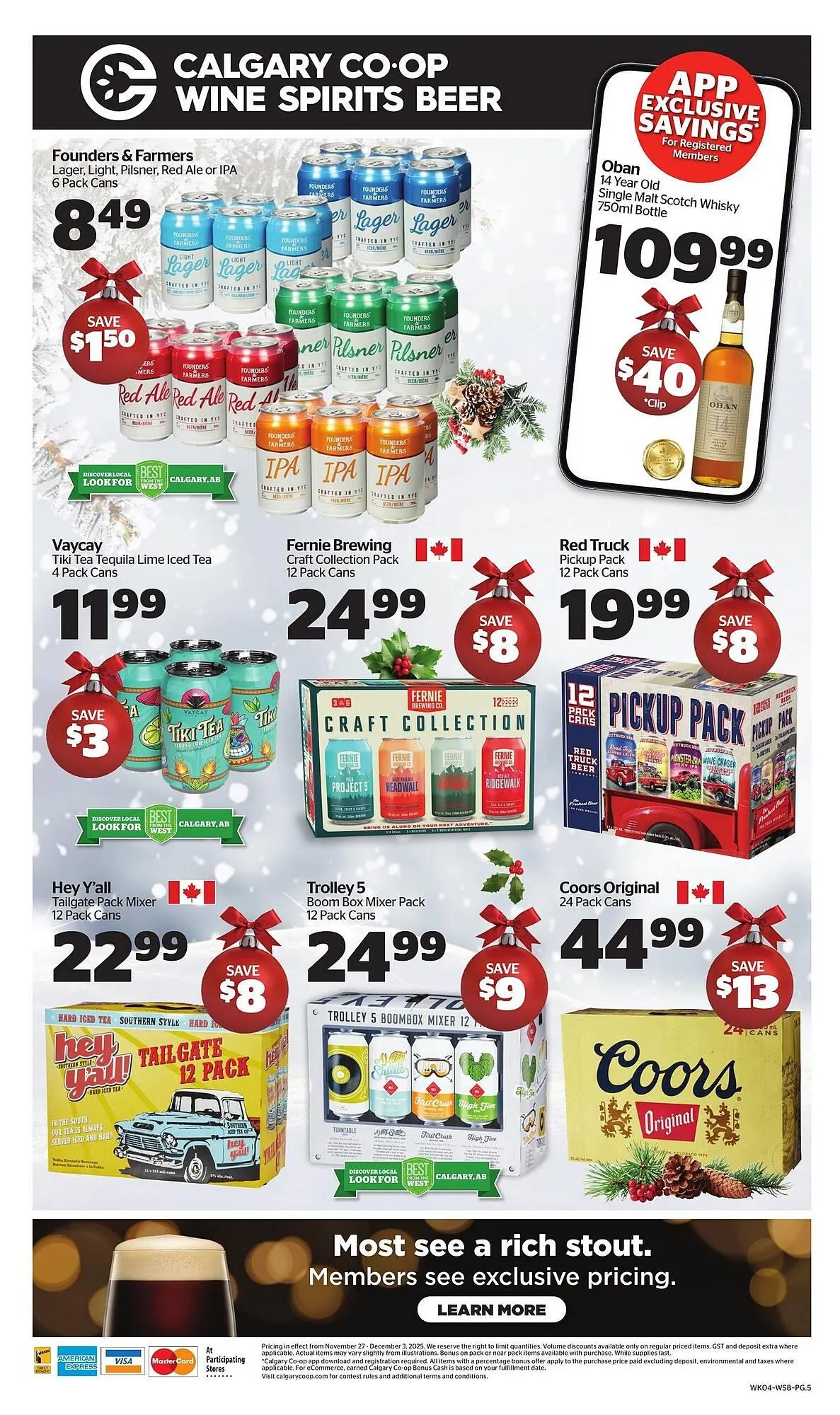 Calgary Co-op flyer from November 27 to December 3 2025 - flyer page 5