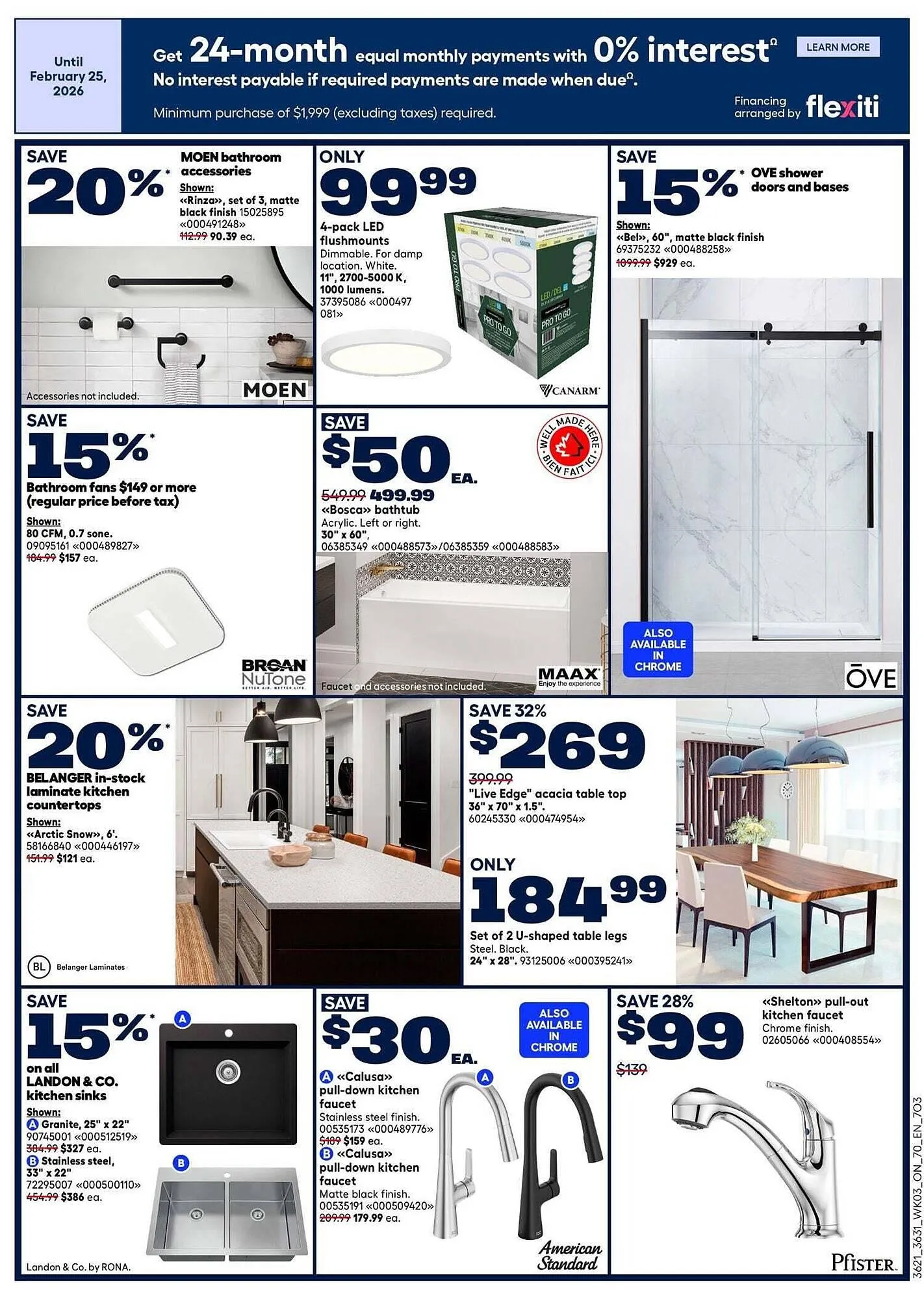 RONA flyer from February 13 to February 20 2026 - flyer page 2