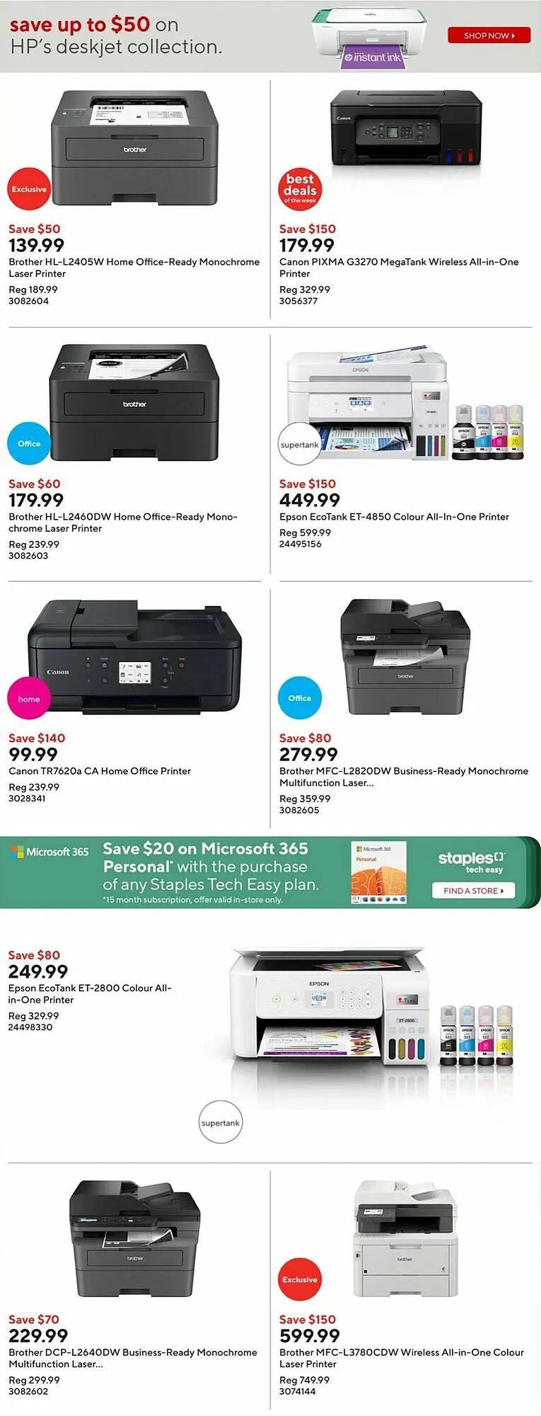Staples flyer from August 22 to August 29 2024 - flyer page 22