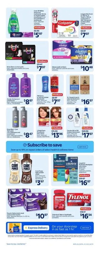 Walmart Flyer from August 20 to August 26 2026 - flyer page 8