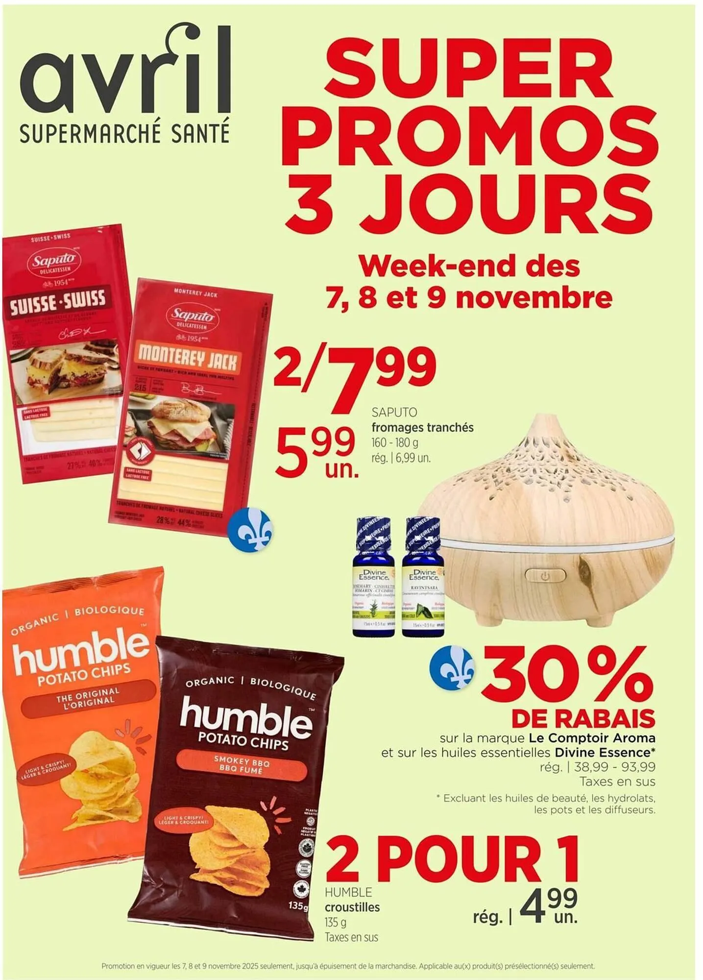 Avril flyer from November 6 to November 12 2025 - flyer page 1