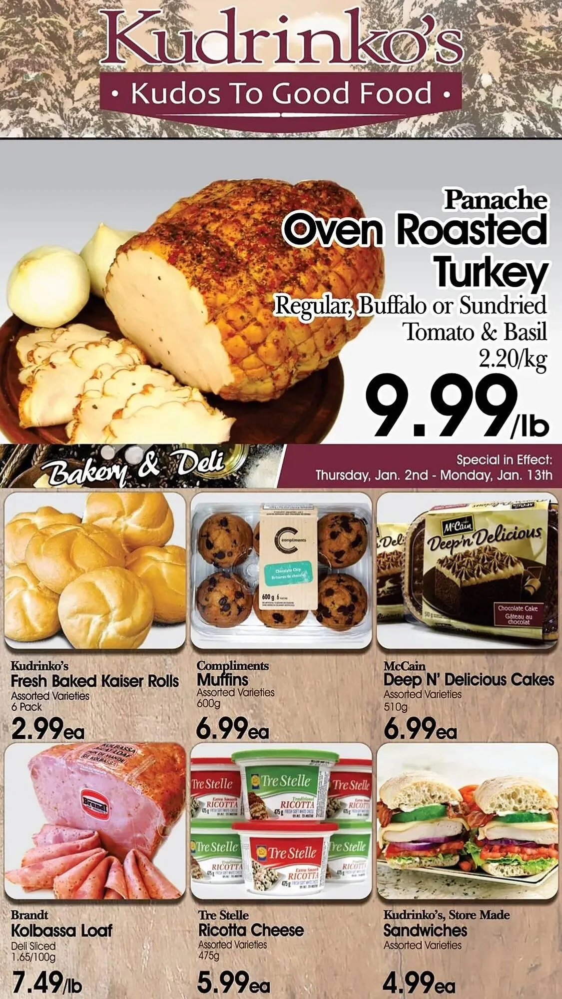 Kudrinko's flyer from January 2 to January 15 2025 - flyer page 3