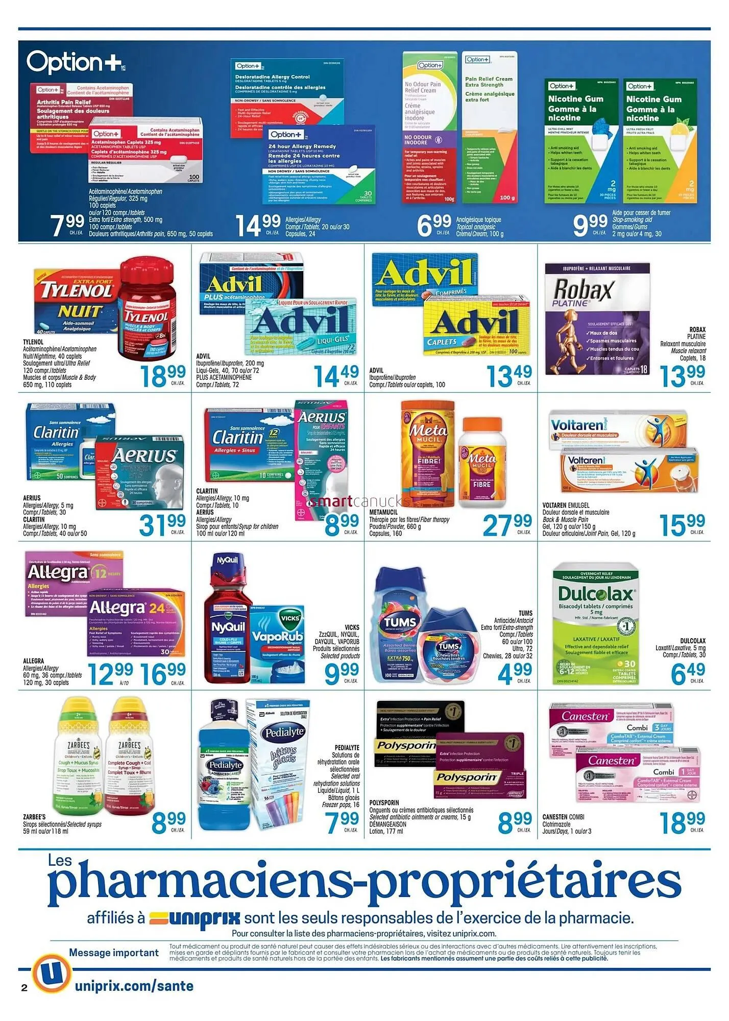 Uniprix flyer from April 24 to April 30 2025 - flyer page 2