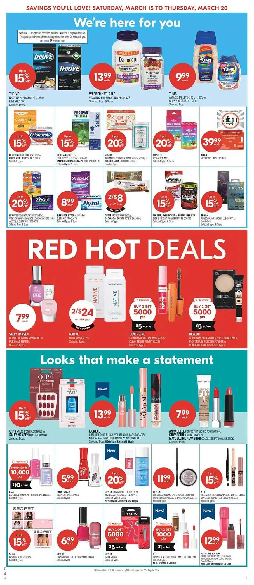 Shoppers Drug Mart flyer from March 15 to March 21 2025 - flyer page 10
