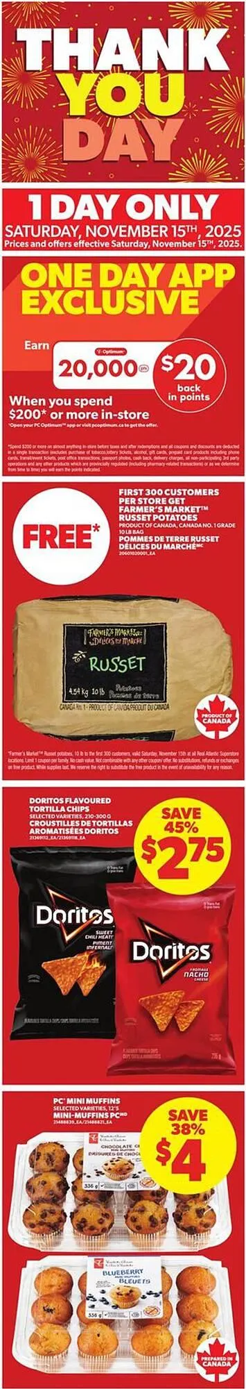 Atlantic Superstore flyer from November 13 to November 19 2025 - flyer page 1