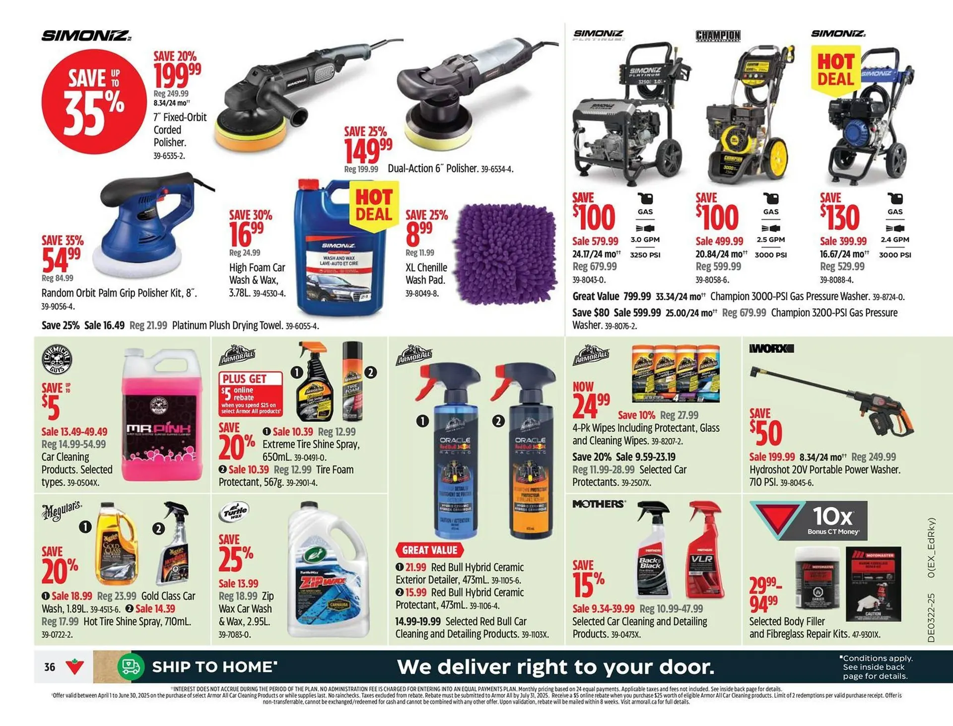 Canadian Tire flyer from May 22 to May 28 2025 - flyer page 36