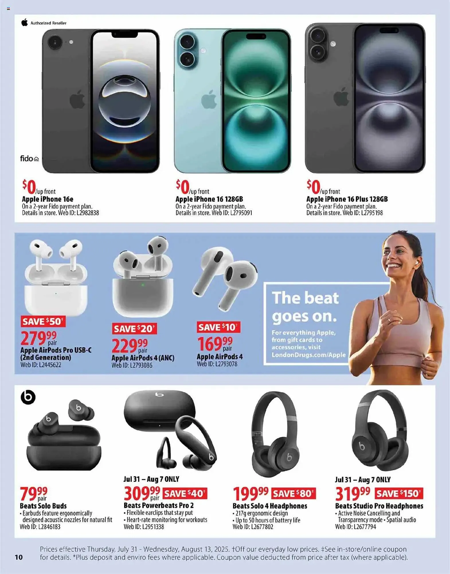 London Drugs flyer from July 31 to August 14 2025 - flyer page 10