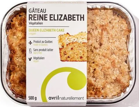 Gâteau végétalien - Reine Élizabeth