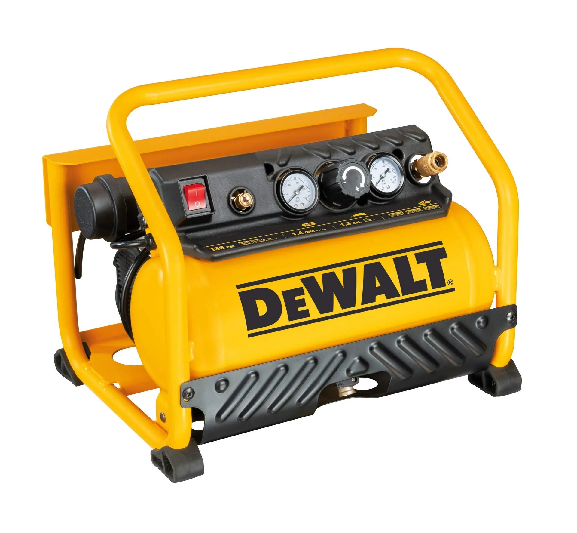 DEWALT 1.3-Gallon XTREME Quiet Air Compressor, 135 PSI