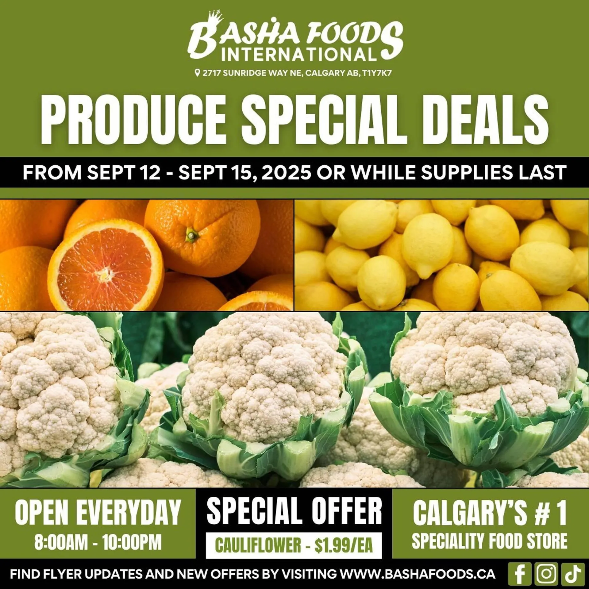 Basha Foods flyer from September 12 to September 18 2025 - flyer page 1