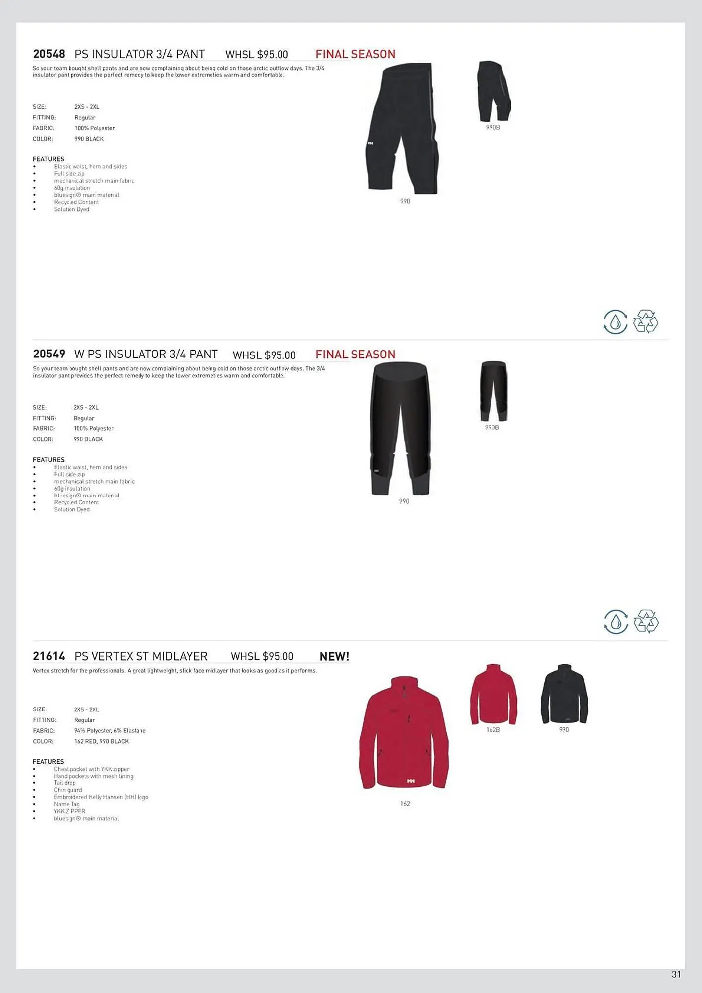 Helly Hansen flyer from September 11 to February 28 2026 - flyer page 31