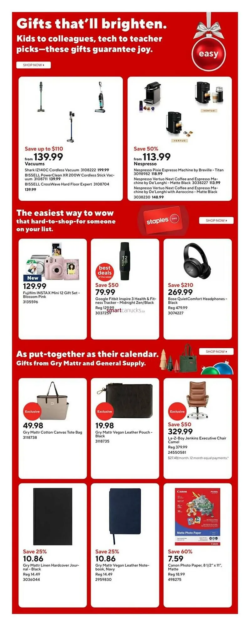 Staples flyer from November 20 to November 27 2025 - flyer page 4