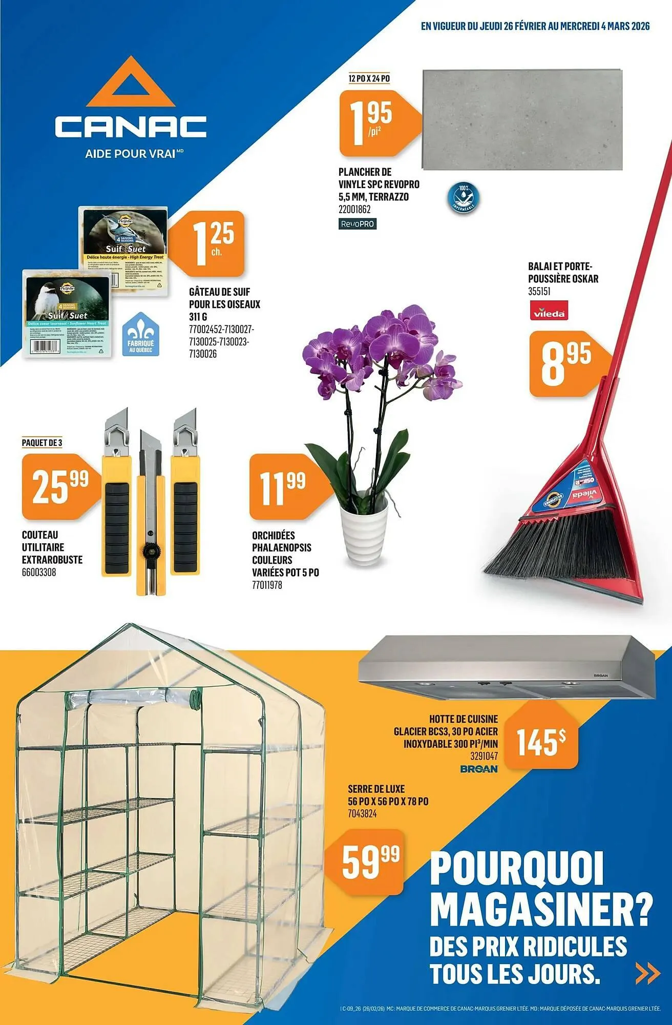 Canac flyer from February 26 to March 4 2026 - flyer page 1