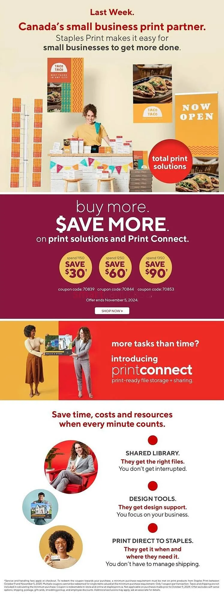 Staples flyer from November 1 to November 7 2024 - flyer page 16