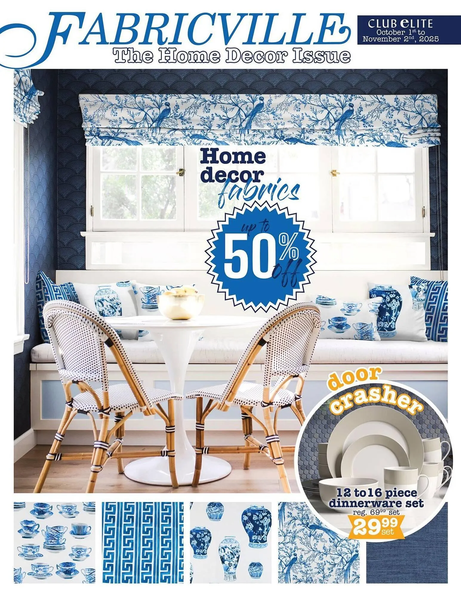 Fabricville flyer from October 1 to November 2 2025 - flyer page 1