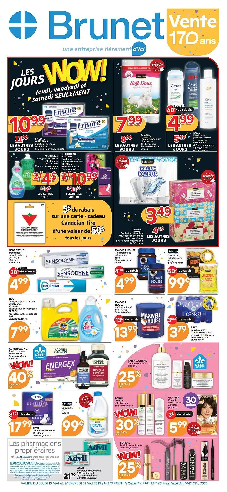 Brunet flyer from May 15 to May 21 2025 - flyer page 1
