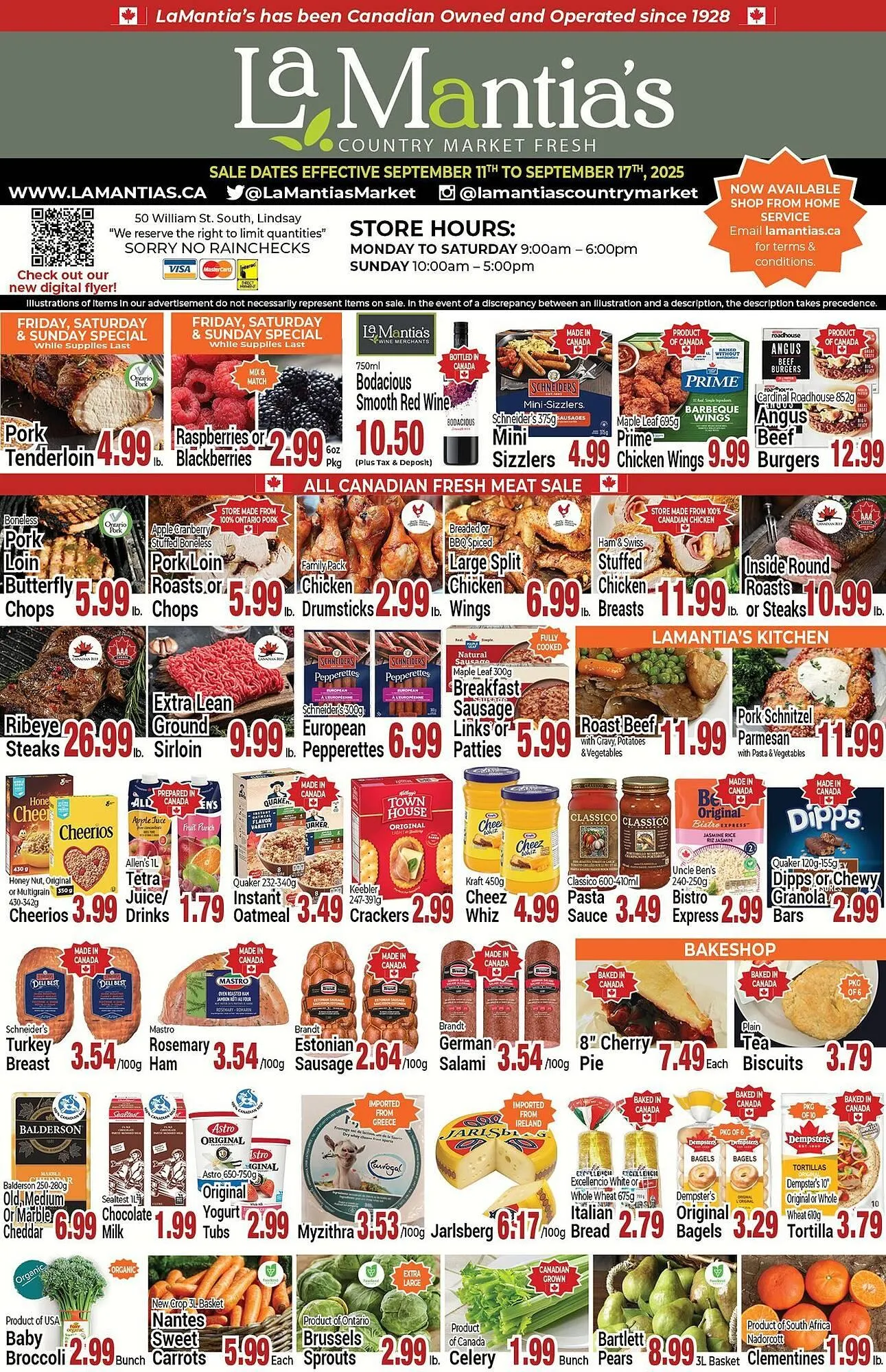 Lamantia's flyer from September 11 to September 17 2025 - flyer page 1