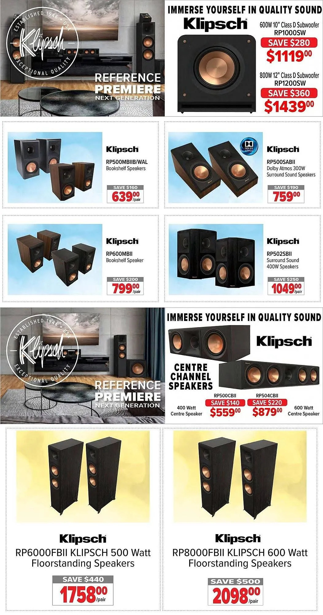 2001 Audio Video flyer from October 24 to October 31 2025 - flyer page 10