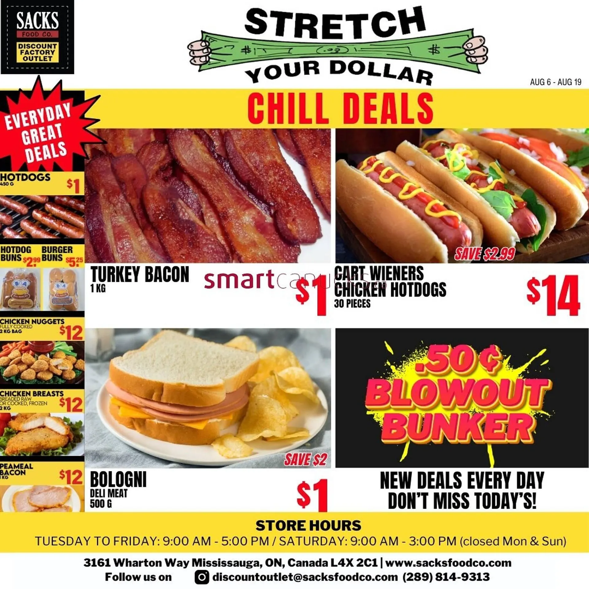 Sacks Food Co. flyer - 1