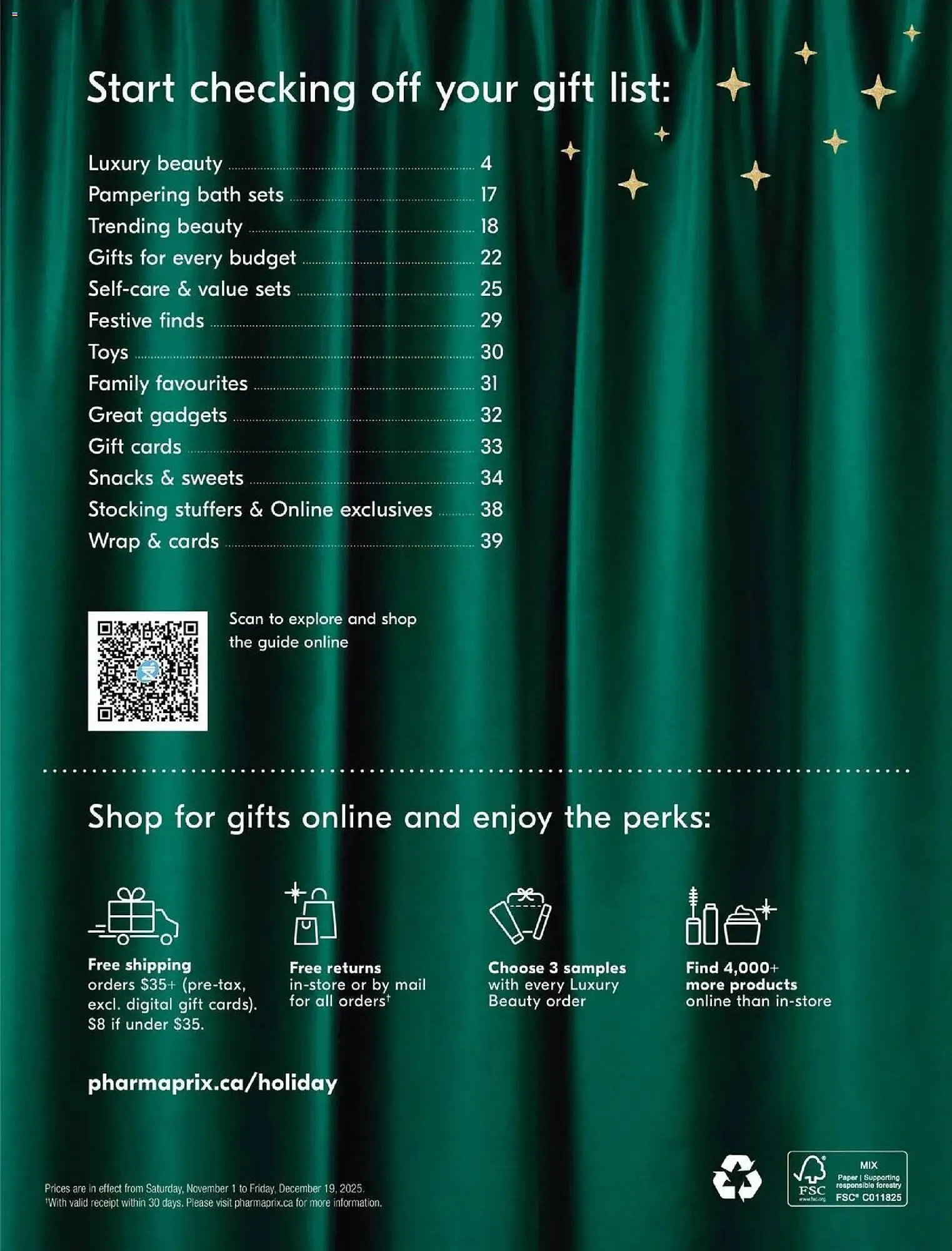 Pharmaprix flyer from November 22 to December 20 2025 - flyer page 3