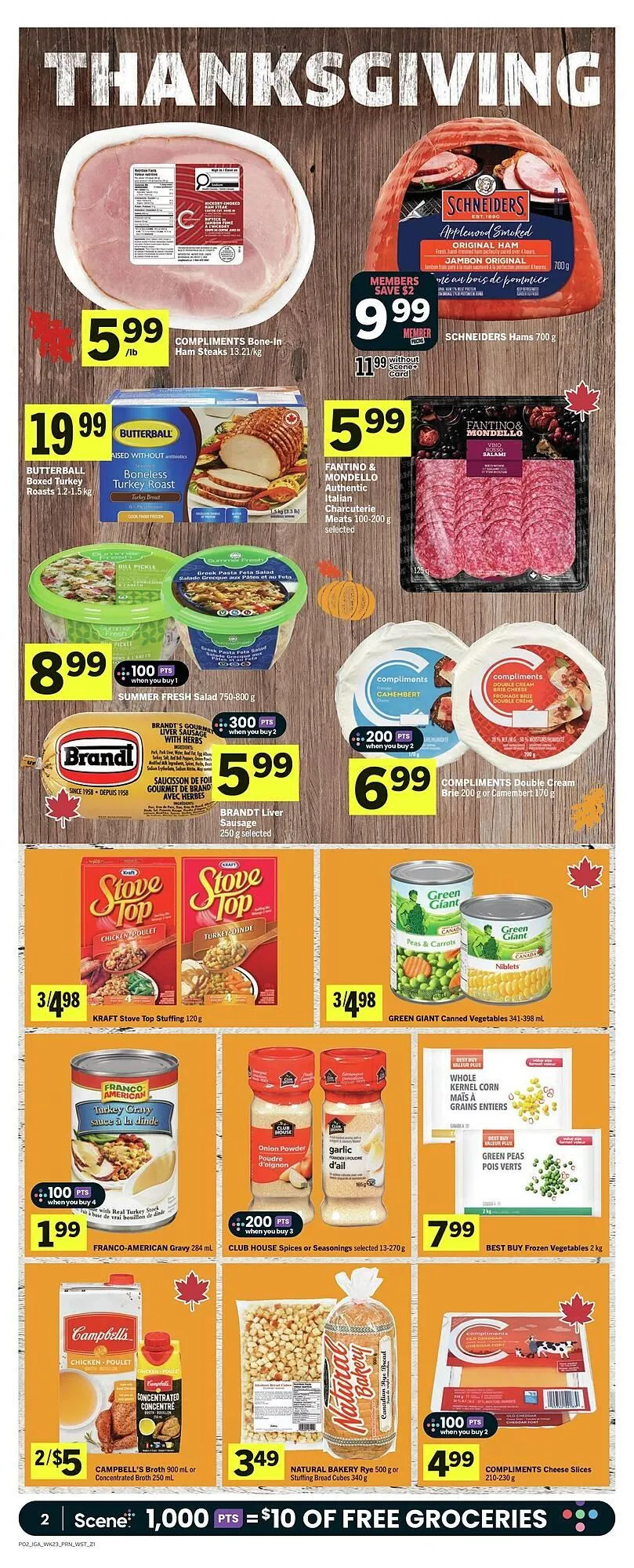 IGA flyer from October 2 to October 9 2025 - flyer page 3