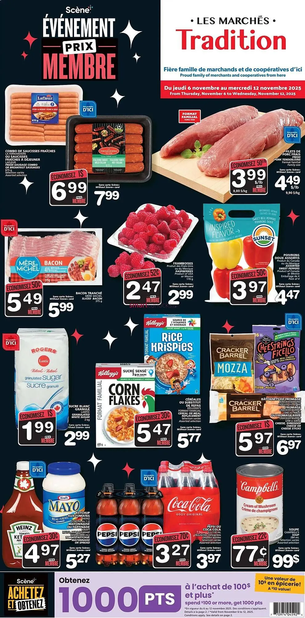 Marches Tradition flyer from November 6 to November 12 2025 - flyer page 1