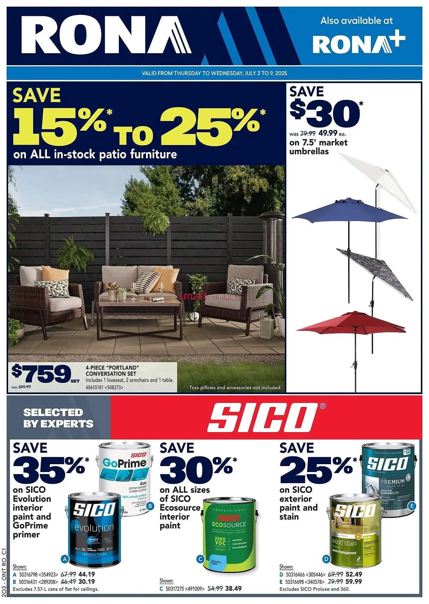 RONA flyer - 1