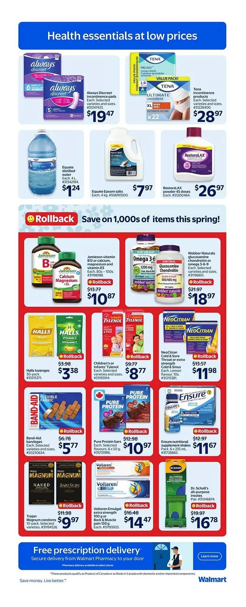 Walmart flyer from March 19 to March 25 2026 - flyer page 18