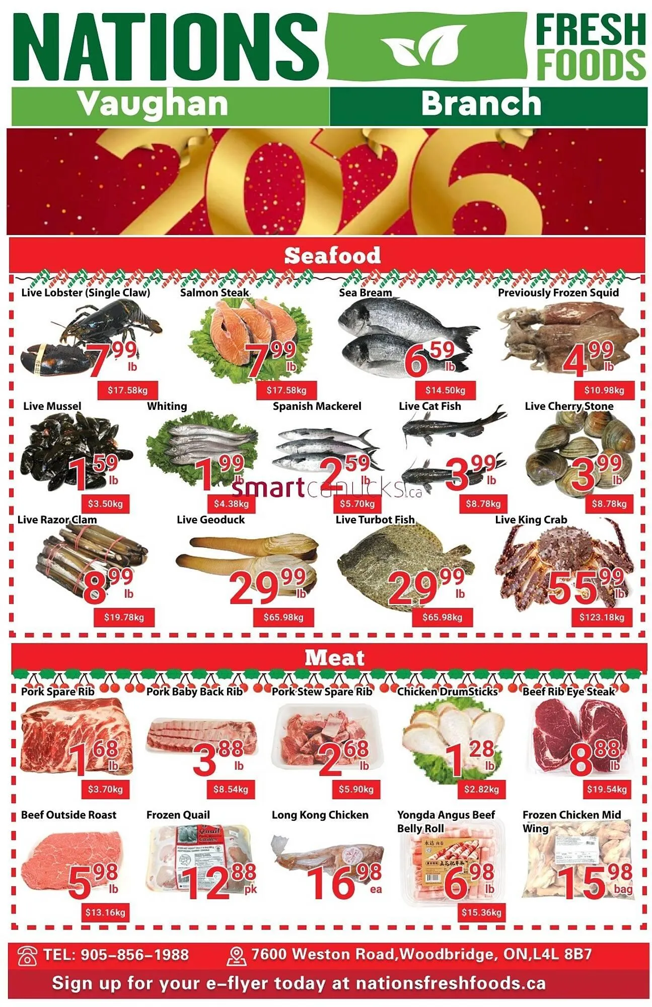 Nations Fresh Foods flyer from December 26 to January 1 2026 - flyer page 1