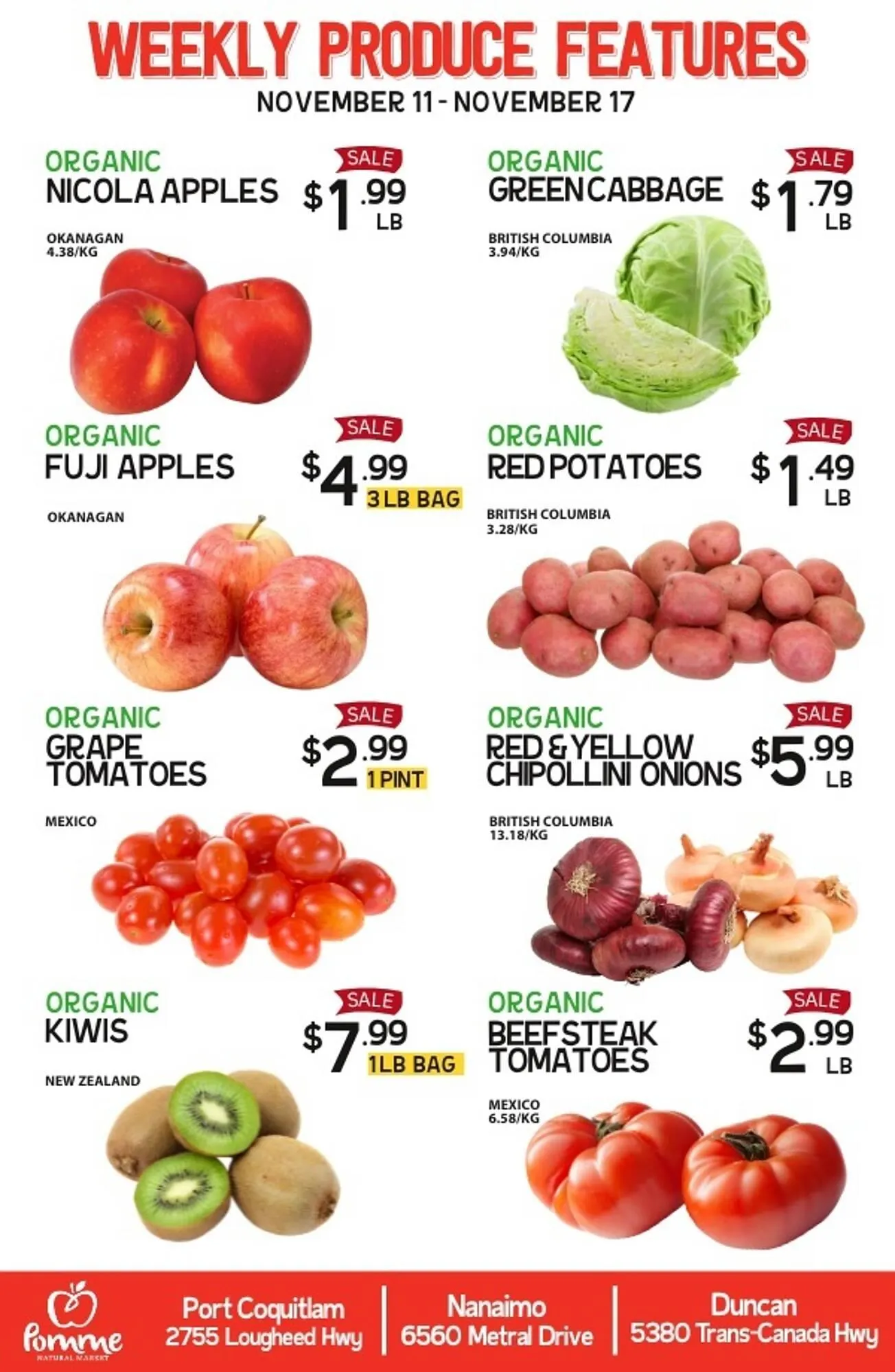 Pomme Natural Market flyer from November 13 to December 10 2025 - flyer page 1