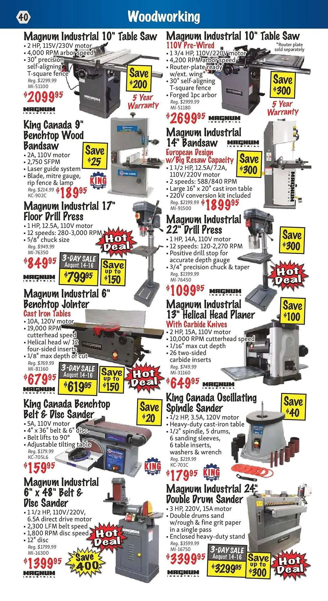 KMS Tools flyer from August 1 to August 8 2025 - flyer page 40