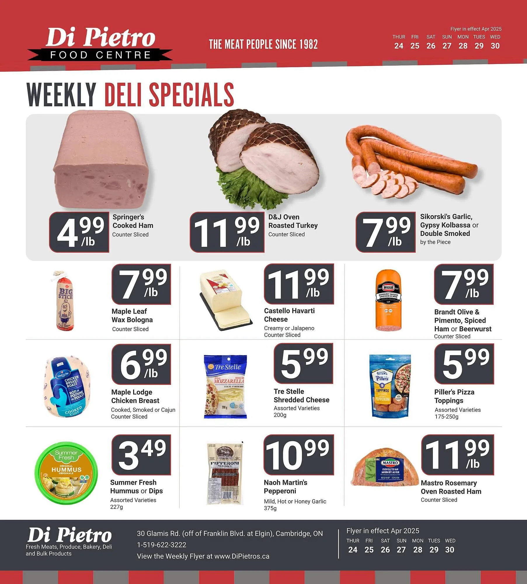 Di Pietro flyer from April 24 to April 30 2025 - flyer page 9