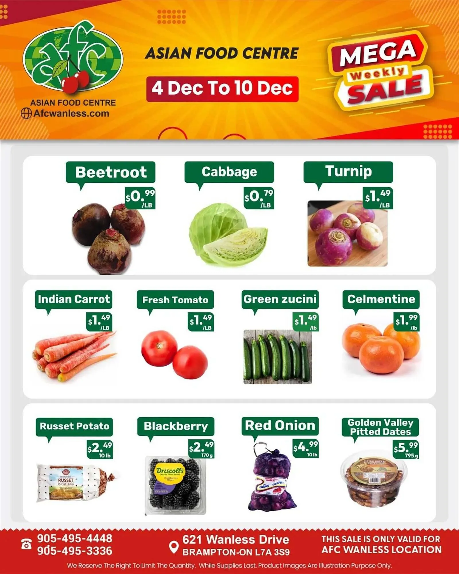 Asian Food Centre flyer from December 3 to December 9 2025 - flyer page 1