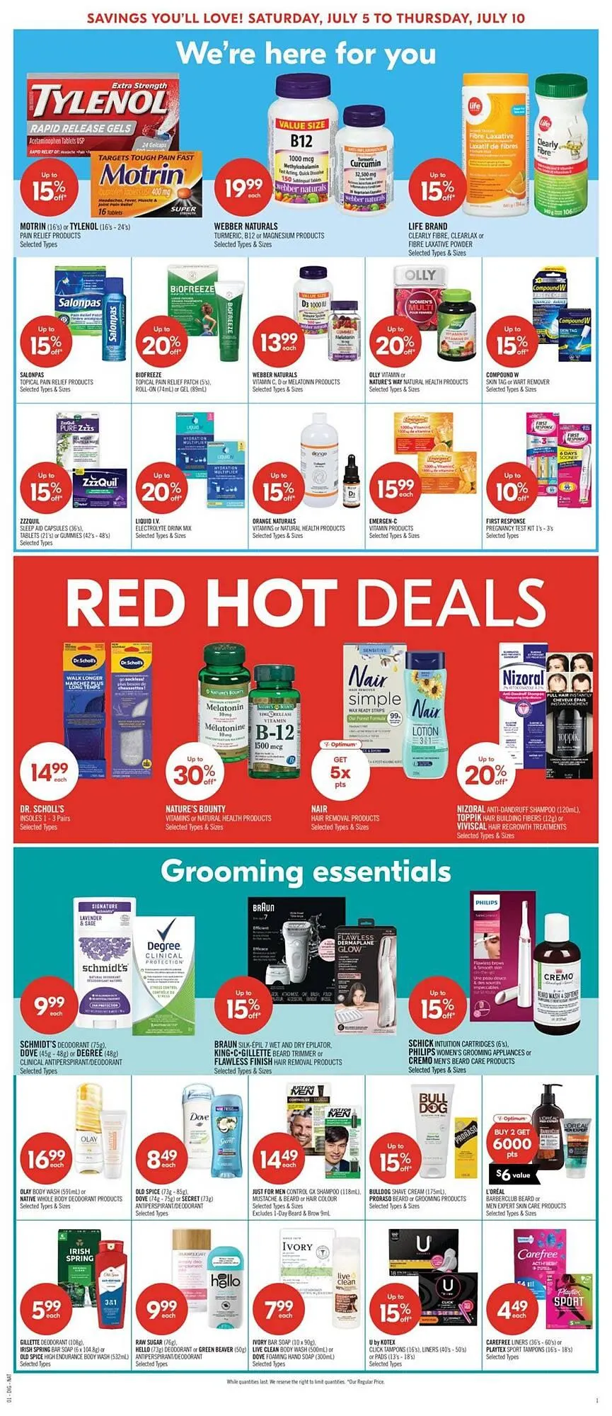 Shoppers Drug Mart flyer from July 3 to July 10 2025 - flyer page 9
