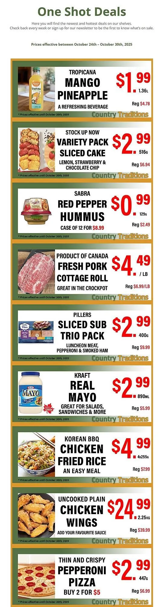 Country Traditions flyer - 1