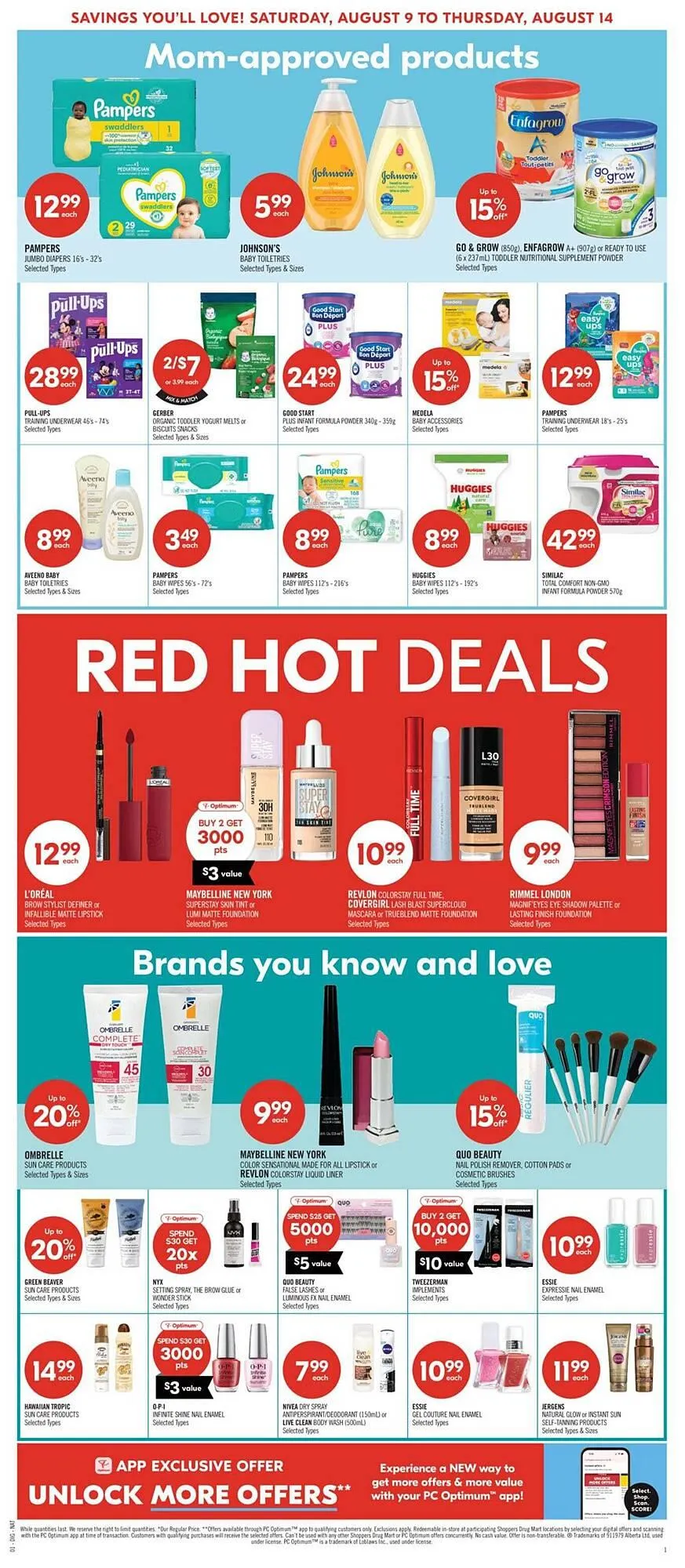 Shoppers Drug Mart flyer from August 9 to August 14 2025 - flyer page 9