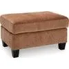Amity Bay Ottoman - Clay