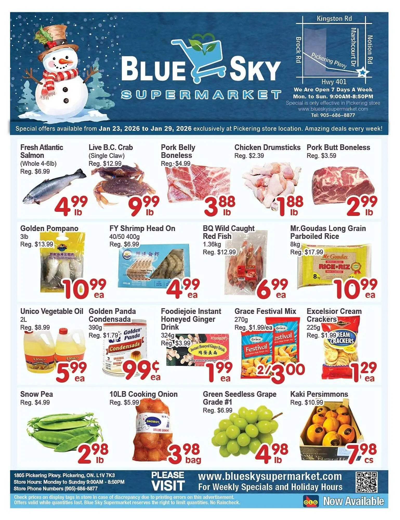 Blue Sky Supermarket flyer - 1