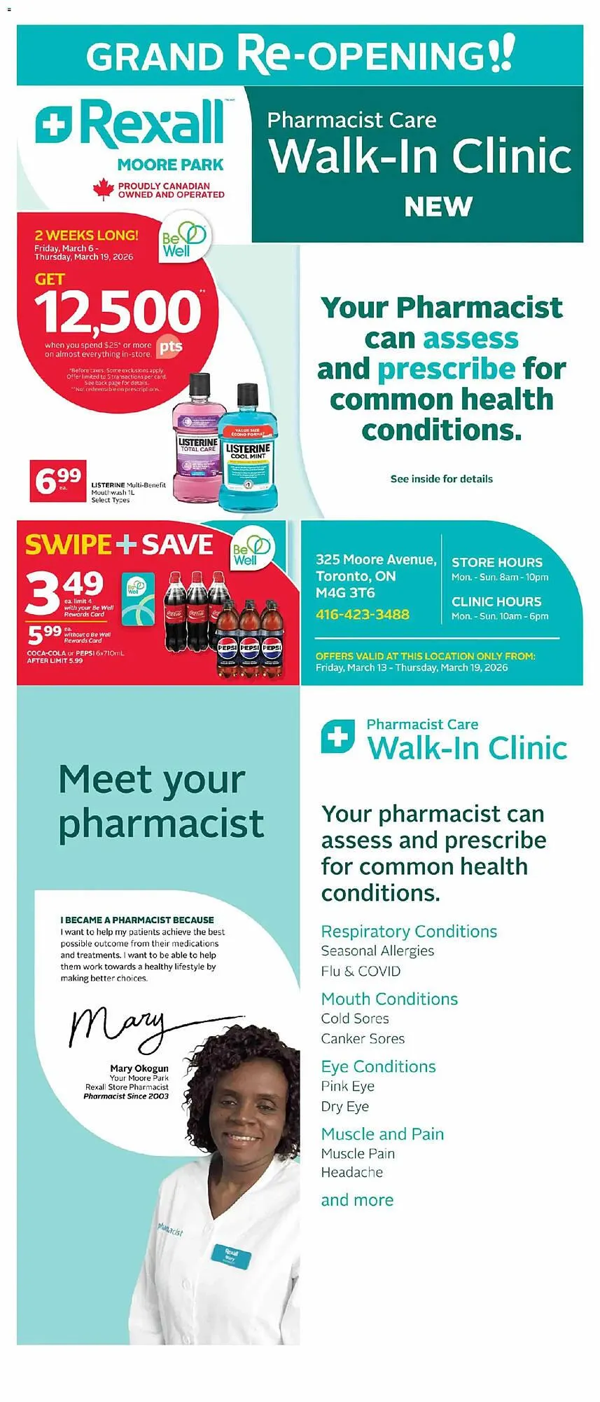 Rexall flyer from March 13 to March 20 2026 - flyer page 1