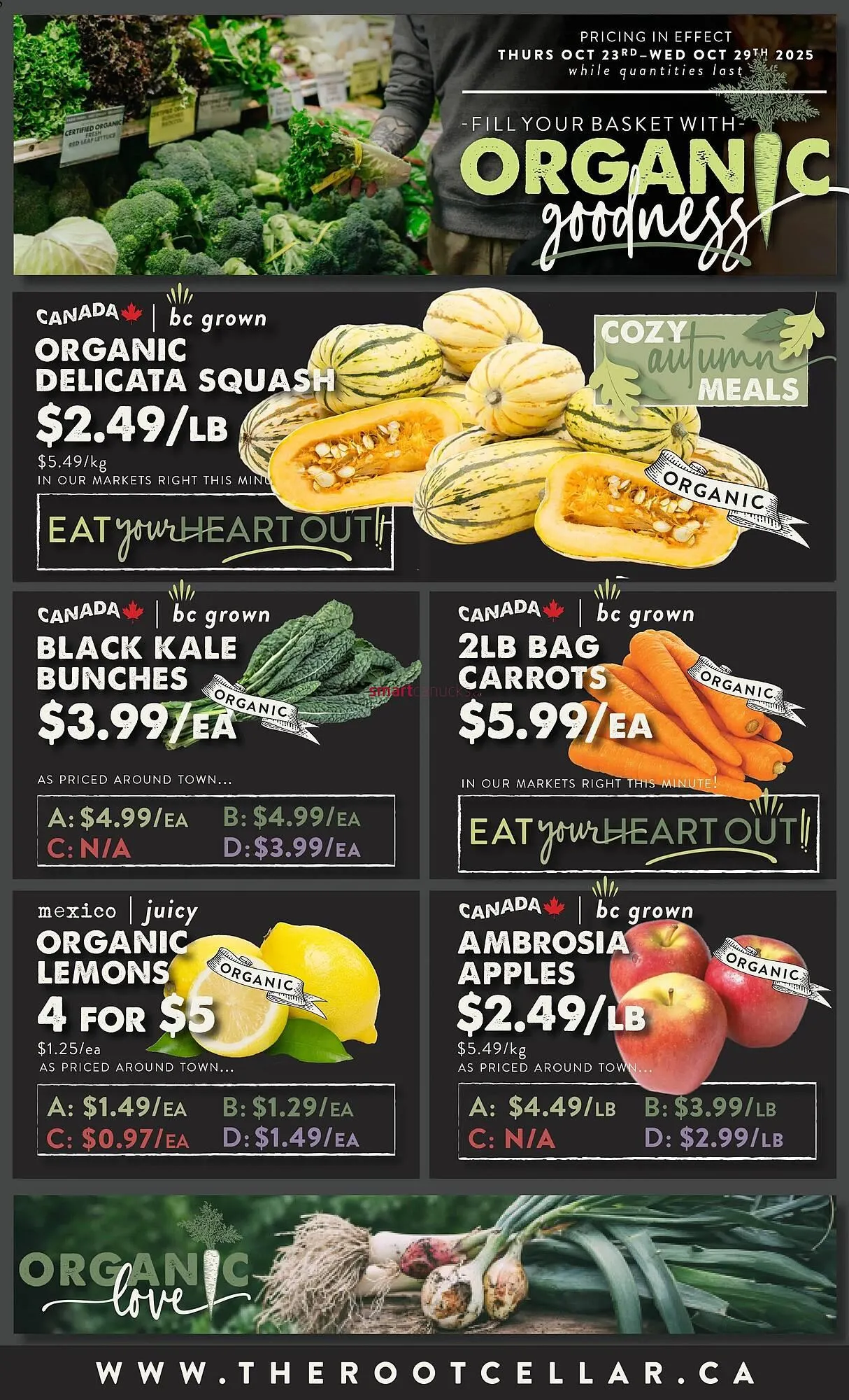 The Root Cellar flyer from October 23 to October 29 2025 - flyer page 3