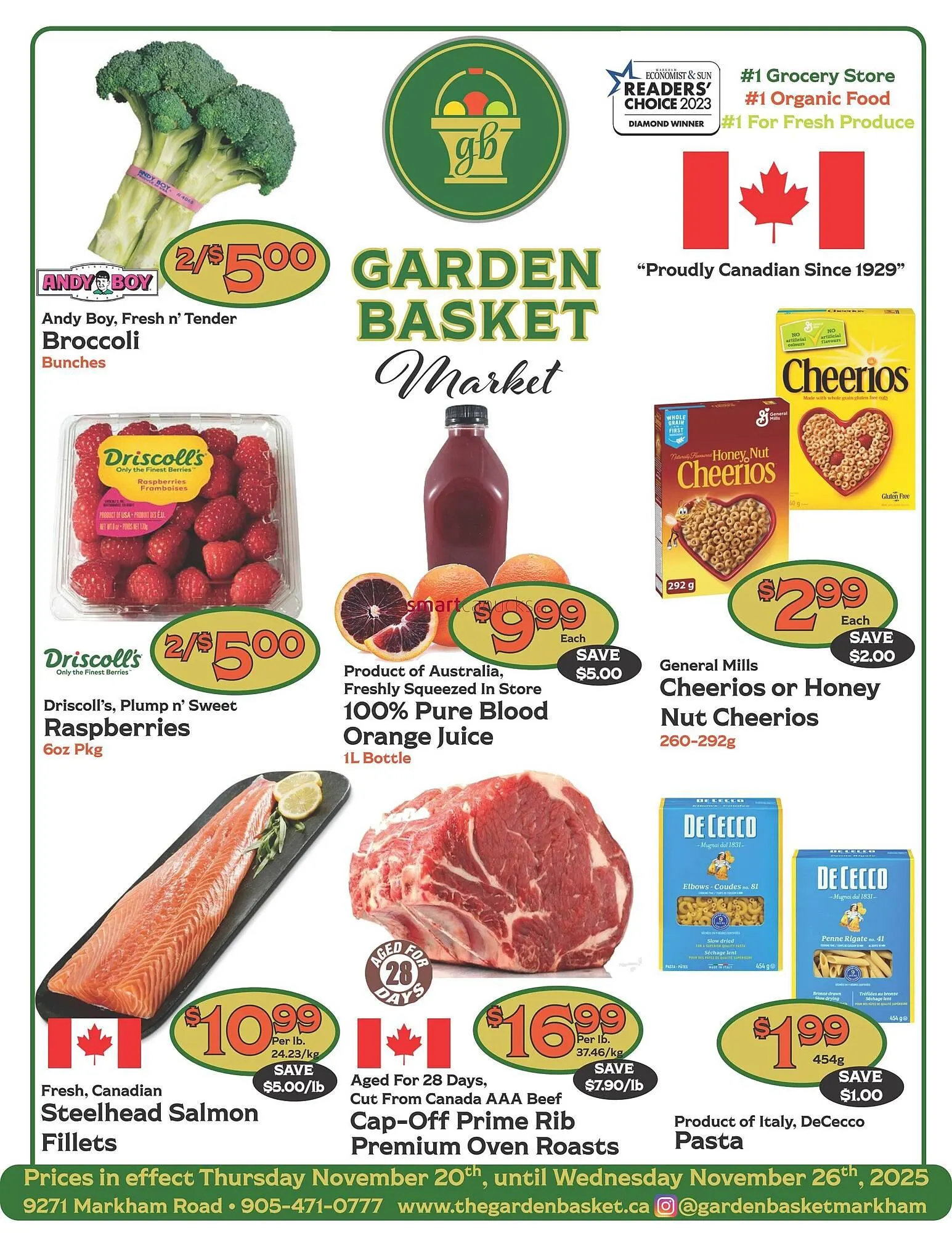 The Garden Basket flyer from November 20 to November 26 2025 - flyer page 1