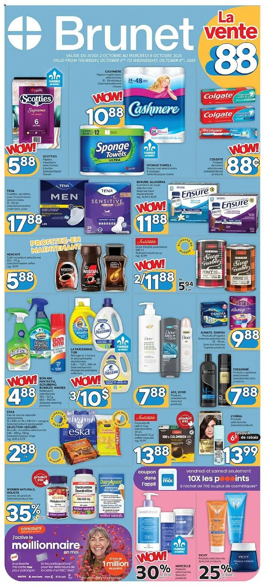 Brunet flyer from October 2 to October 8 2025 - flyer page 1