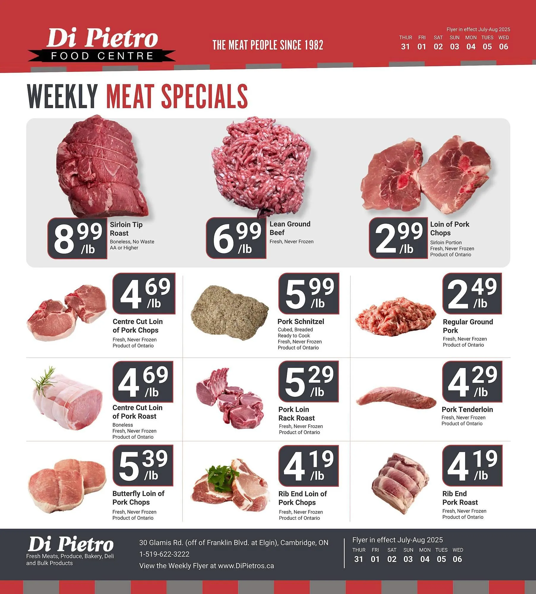 Di Pietro flyer from July 31 to August 6 2025 - flyer page 2