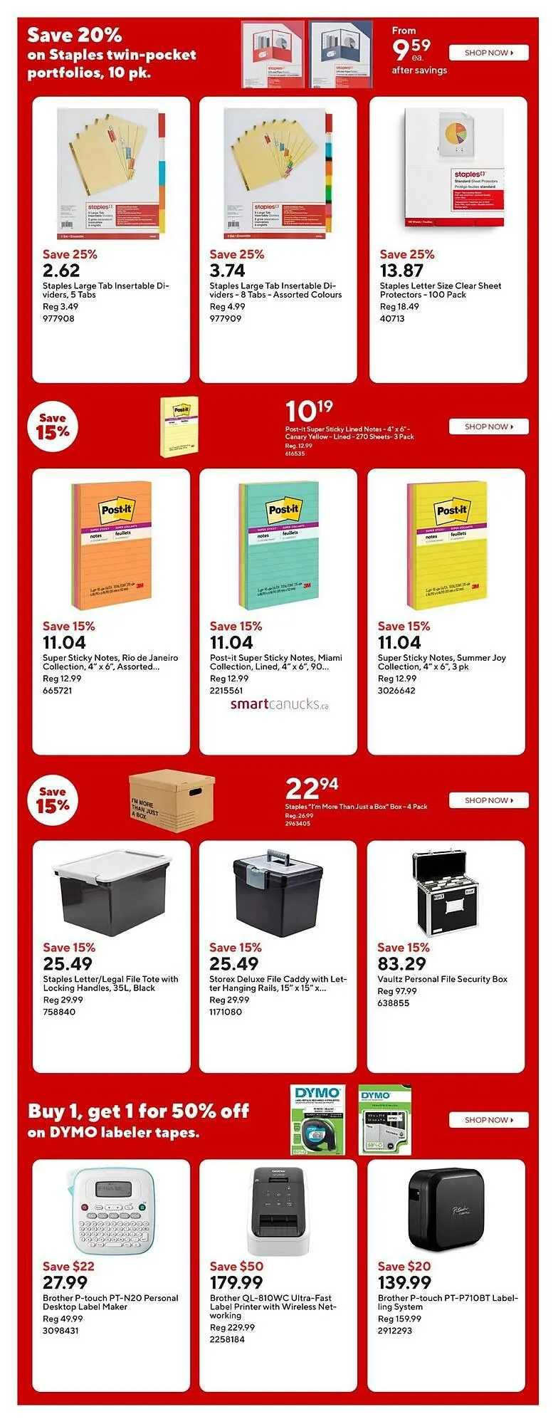Staples flyer from February 27 to March 5 2026 - flyer page 14
