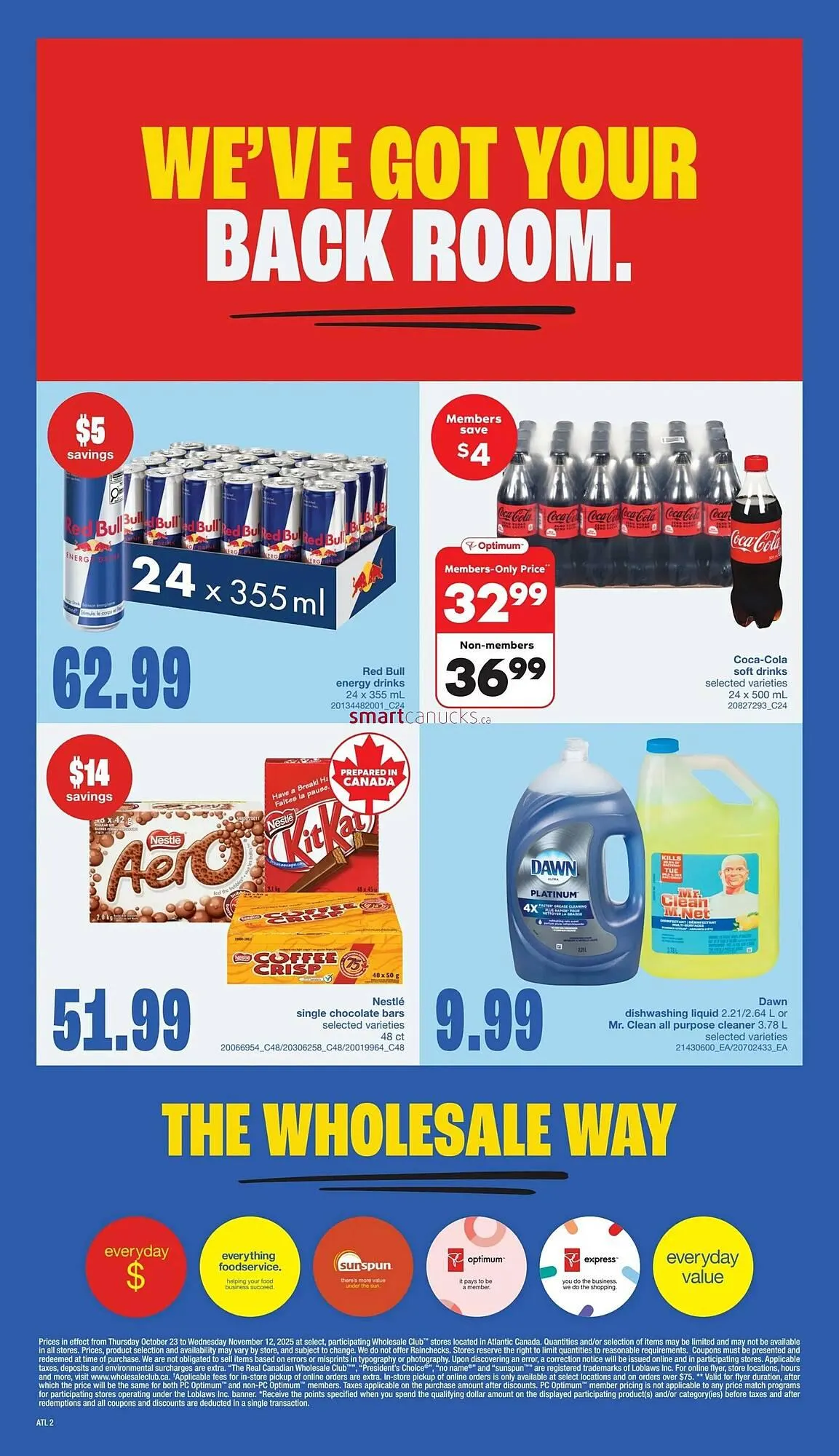 Wholesale Club flyer from October 23 to October 29 2025 - flyer page 2