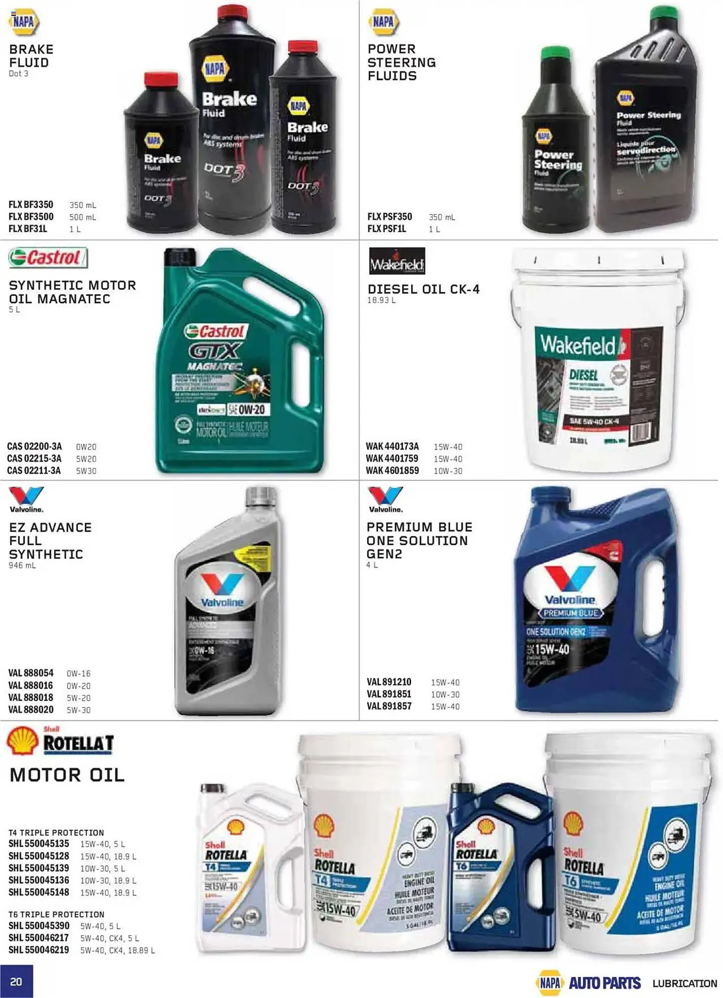 NAPA Auto Parts flyer from July 1 to August 30 2025 - flyer page 20