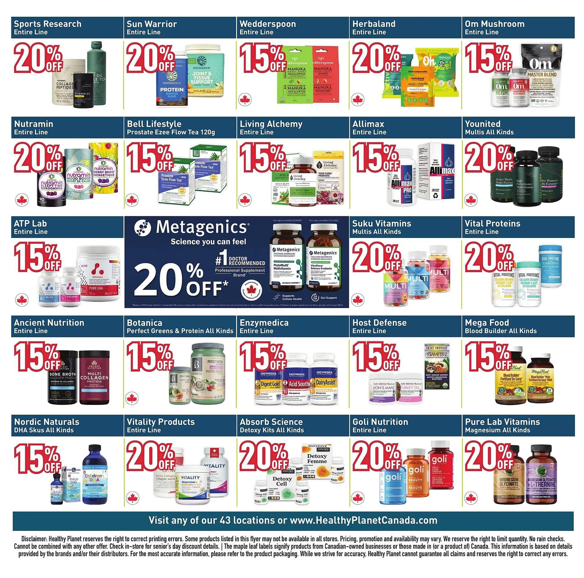 Healthy Planet flyer from February 5 to March 4 2026 - flyer page 20