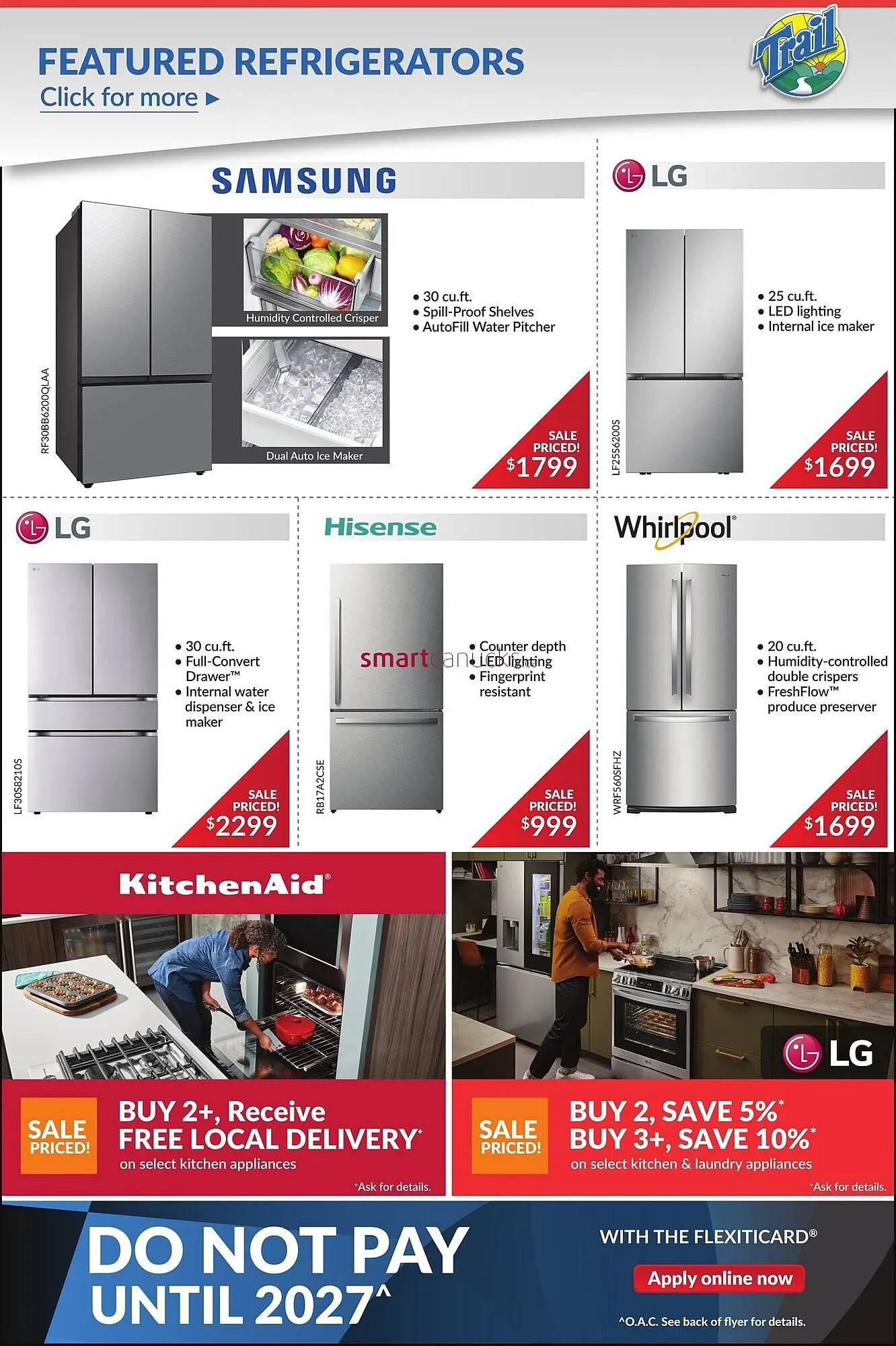 Trail Appliances flyer from September 12 to October 1 2025 - flyer page 2